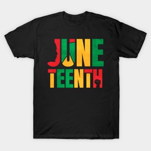 African Heritage Freedom Day Logo Juneteenth T-Shirt